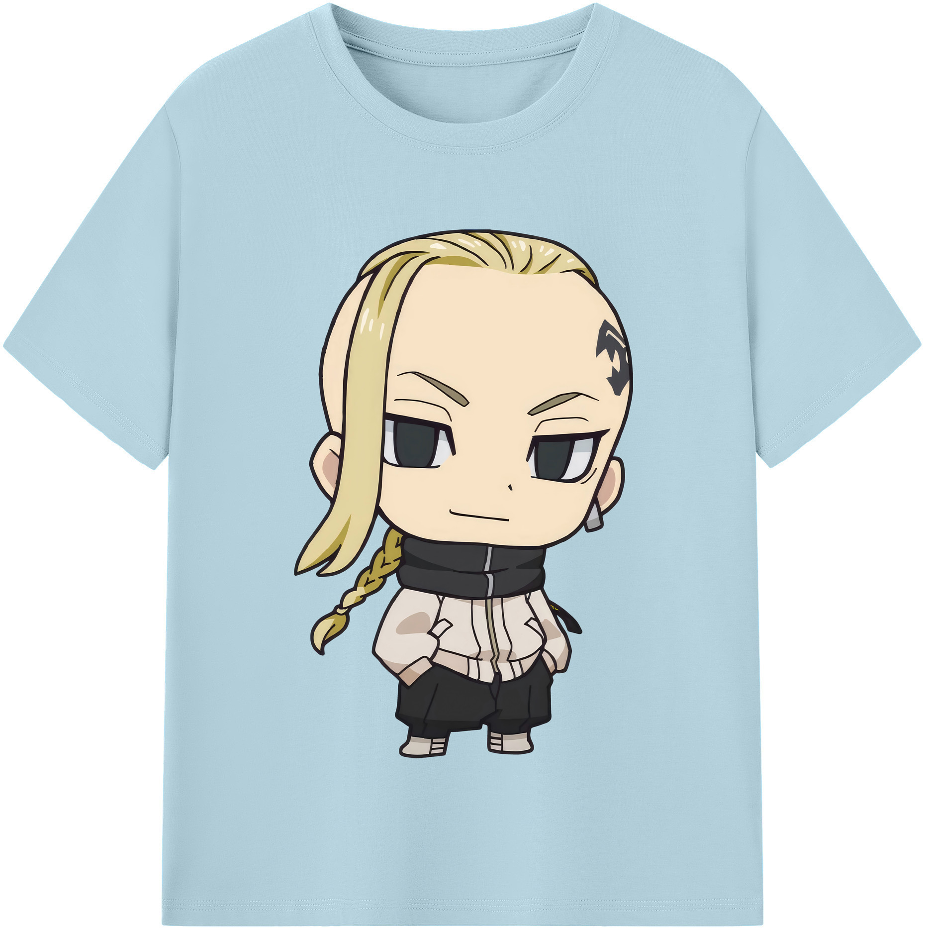 （画像用） 東京リベンジャーズ Tokyo Revengers 綿100％半袖Tシャツ（フロントプリント）